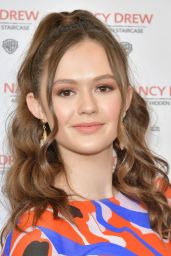 Olivia Sanabia - "Nancy Drew and the Hidden Staircase" Premiere in Century City