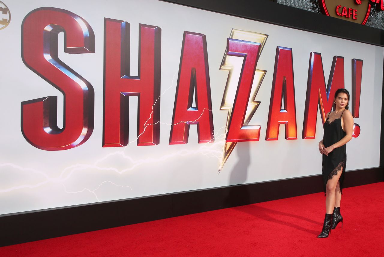 Paris Berelc – “Shazam” Premiere in LA • CelebMafia