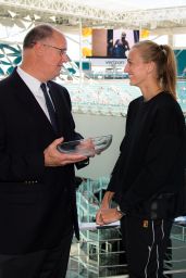 Petra Kvitova - Receives the WTA Karen Krantzcke Sportsmanship Award in Miami