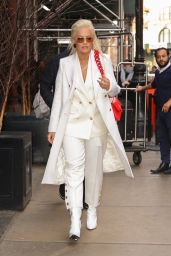 Rita Ora in a White Outfit 03/27/2019