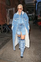 Rita Ora - Outside her Hotel in NYC 03/24/2019