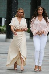 Sam Faiers and Billie Faiers - Outside the ITV Studios in London 03/27/2019