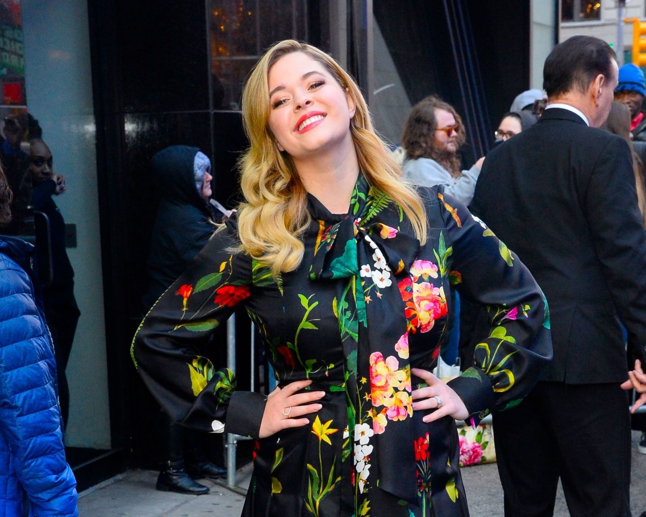 Sasha Pieterse - Outside GMA in NYC 03/20/2019 • CelebMafia