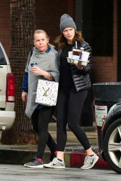 Shantel VanSanten in Tights - Out for Coffee in Los Angeles 03/03/2019