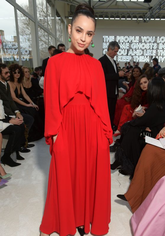 Sofia Carson - Valentino Fashion Show in Paris 03/02/2019 • CelebMafia