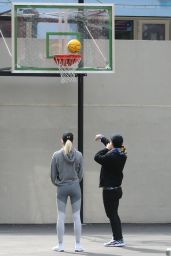 Sophie Turner and Joe Jonas - Played Basketball in NY 03/14/2019
