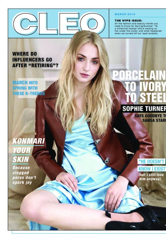 Sophie Turner - Cleo Magazine Singapore March 2019 Cover