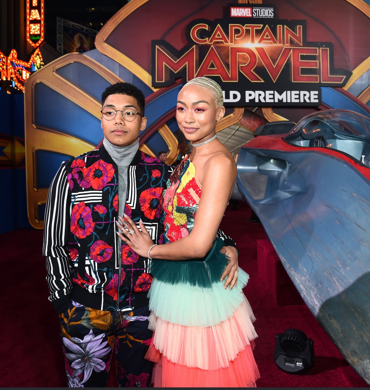 Tati Gabrielle 03/04/2019 The World Premiere of Captain Marvel held at  the El Capitan Theatre in Los Angeles, CA Photo: Cronos/Hollywood News  Stock Photo - Alamy