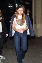 Thylane Blondeau - Arriving at the Tommy Hilfiger Fashion Show in Paris 03/02/2019