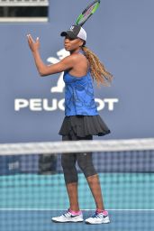Venus Williams – Practises During the Miami Open Tennis Tournament 03/21/2019