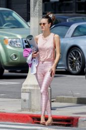 Alessandra Ambrosio - Heads to a Yoga Class in Brentwood 04/08/2019