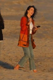 Alessandra Ambrosio - On the Beach in Malibu 04/02/2019