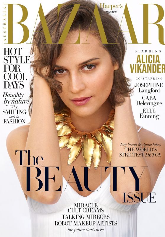 Alicia Vikander – Harper’s Bazaar Australia May 2019 Cover
