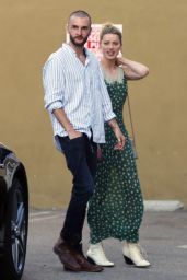 Amber Heard at Mantee Cafe in Studio City 04/13/2019