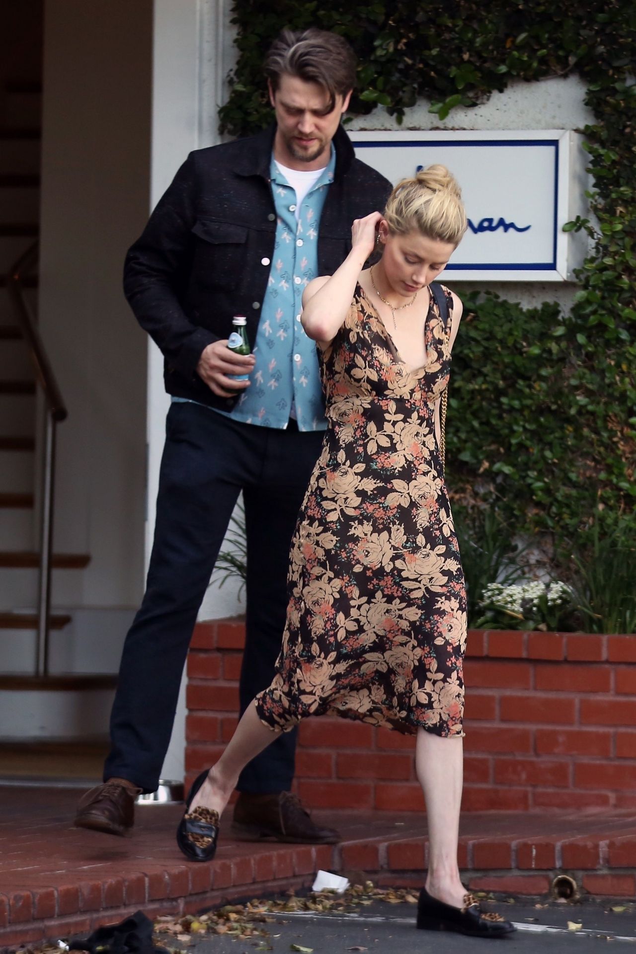 Amber Heard With Andy Muschietti - Out in Los Angeles 03/31/2019