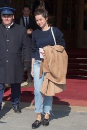 Ana de Armas - Leaving Ritz Hotel in Paris 04/11/2019