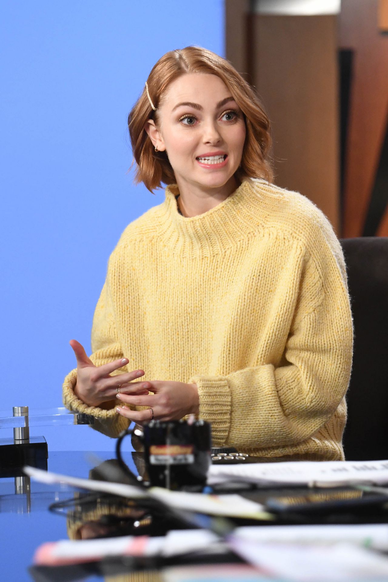 AnnaSophia Robb at Good Day New York - Fox 5 in NYC 03/29/2019 • CelebMafia