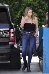 Ashley Benson at a Gas Station in Hollywood 04/26/2019