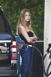 Ashley Benson at a Gas Station in Hollywood 04/26/2019