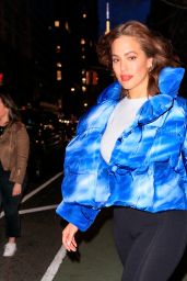 Ashley Graham - Leaving The New School in NYC 03/30/2019