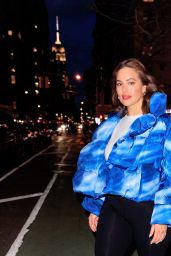 Ashley Graham - Leaving The New School in NYC 03/30/2019