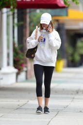 Ashley Tisdale in Leggings at Training Mate in Studio City 04/29/2019
