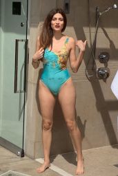 Blanca Blanco in Swimsuit - Four Seasons Hotel in Beverly Hills 04/05/2019