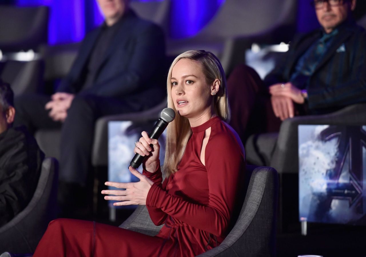 Brie Larson – Marvel Studios’ “Avengers: Endgame” Global Junket Press