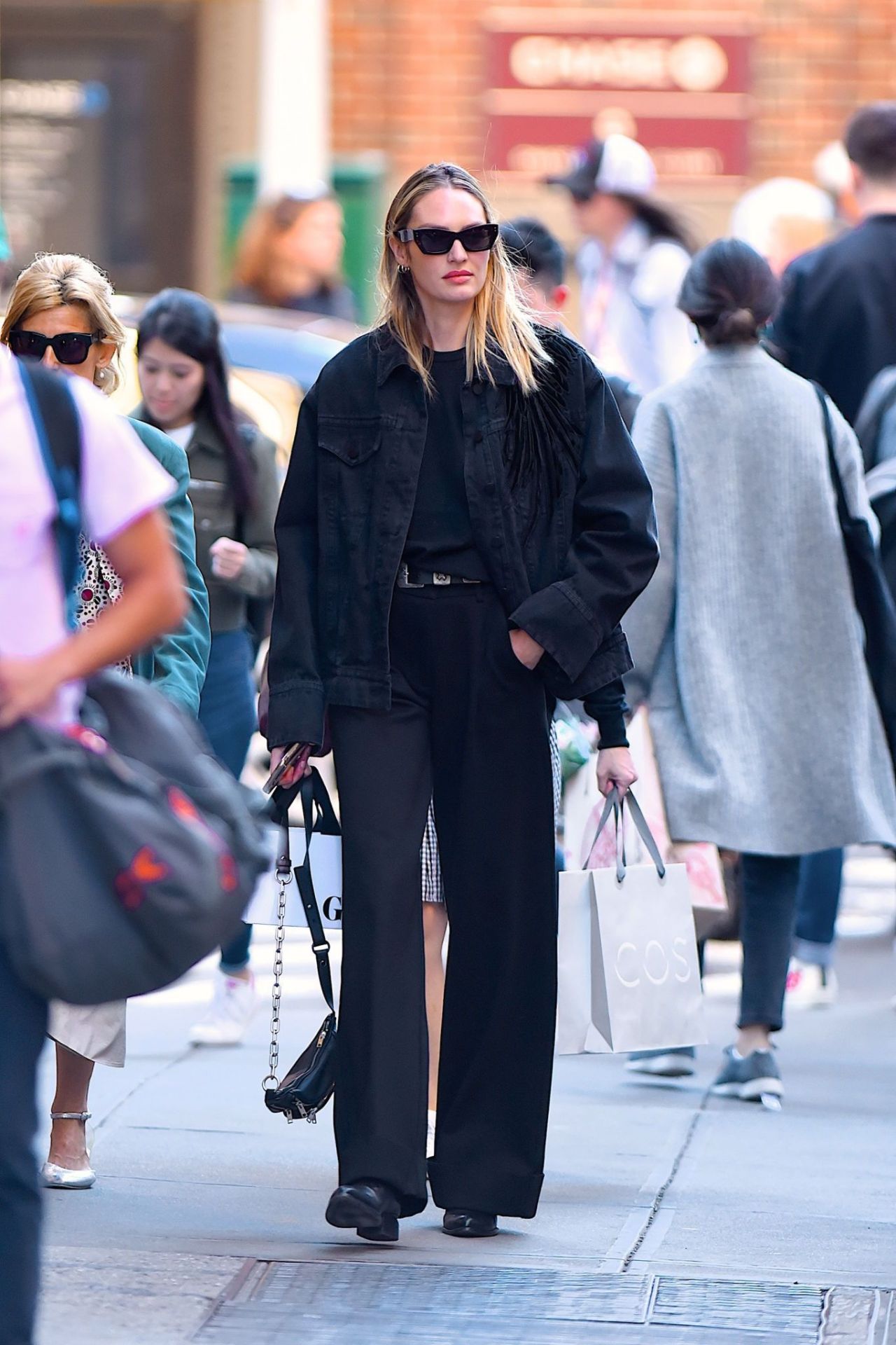 Candice Swanepoel Chic Street Style 04/24/2019 • CelebMafia