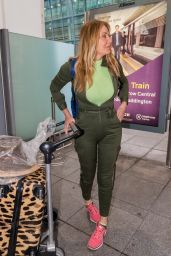 Carol Vorderman - Heathrow Airport in London 04/02/2019