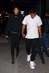 Chanel Iman and Sterling Shepard - Leave Off-White Dinner at L