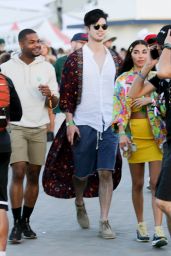 Chantel Jeffries and Ross Butler at the Coachella 04/12/2019