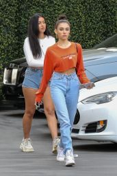 Cindy Kimberly Leggy in Jeans Shorts - Out in LA 04/03/2019