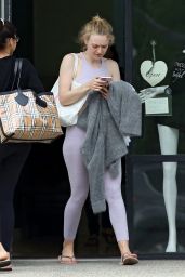 Dakota Fanning - Leaving the Gym in LA 04/03/2019