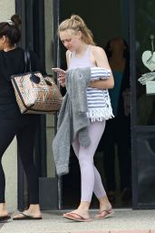 Dakota Fanning - Leaving the Gym in LA 04/03/2019