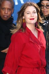 Drew Barrymore - Arrives at GMA in NYC 04/01/2019