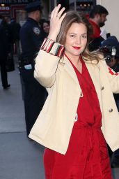 Drew Barrymore - Arrives at GMA in NYC 04/01/2019