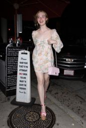 Elle Fanning Night Out Style - Craig