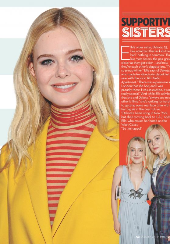 Elle Fanning - OK! Magazine April 2019