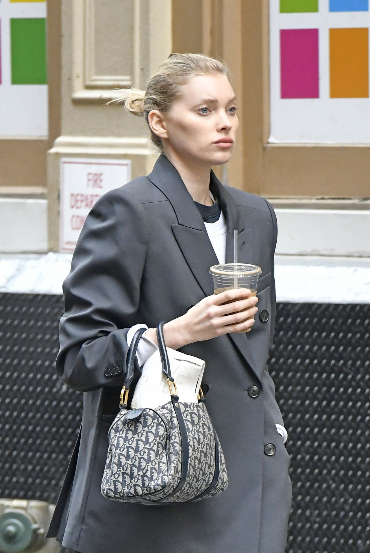 Elsa Hosk - Out for Coffee in NYC 4/29/2019 • CelebMafia