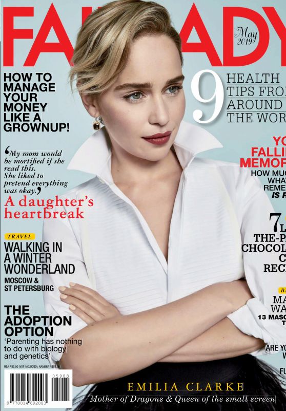 Emilia Clarke - Fairlady Magazine May 2019 Issue