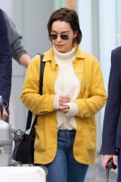 Emilia Clarke - JFK Airport in New York 03/30/2019
