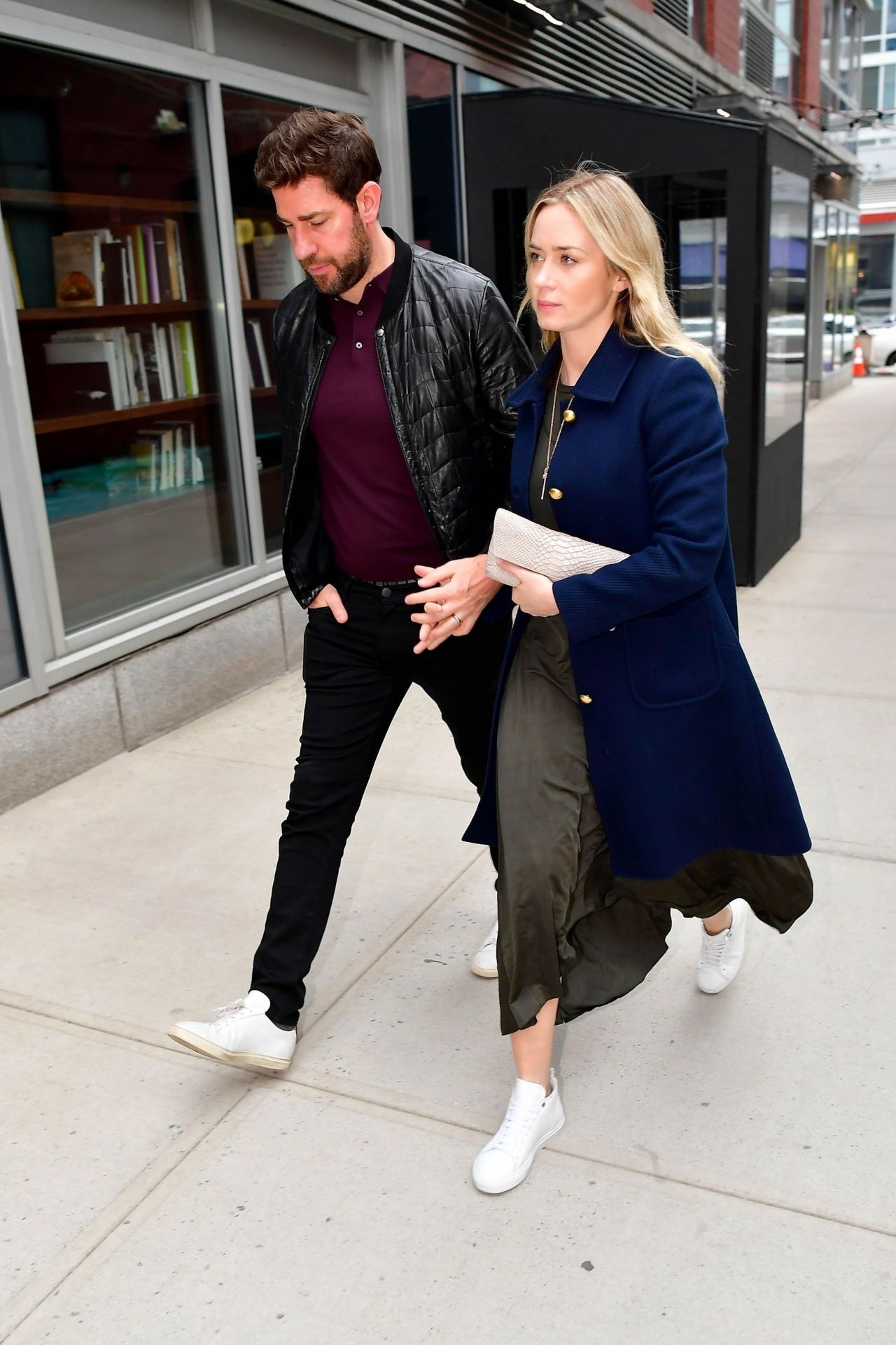 Emily Blunt and John Krasinski - Out in NYC 04/11/2019 • CelebMafia