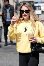 Emma Roberts in Tights - Out in LA 04/25/2019