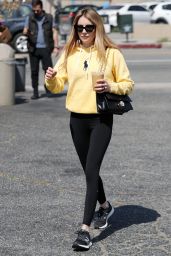 Emma Roberts in Tights - Out in LA 04/25/2019