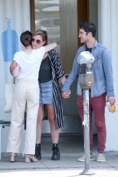 Emma Roberts - Meets Up For Breakfast With Actor Darren Criss and Wife Mia Swier in LA 04/08/2019