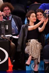 Emmy Rossum at Madison Square Garden in NYC 04/10/2019