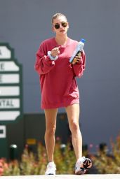 Hailey Rhode Bieber Showcases Her Long Legs 04/18/2019