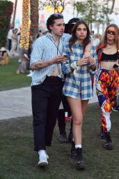  Hana Cross and Brooklyn Beckham at Coachella in Indio 04/12/2019