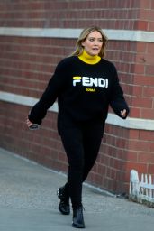 Hilary Duff - On the Set of "Younger" in NYC 04/03/2019